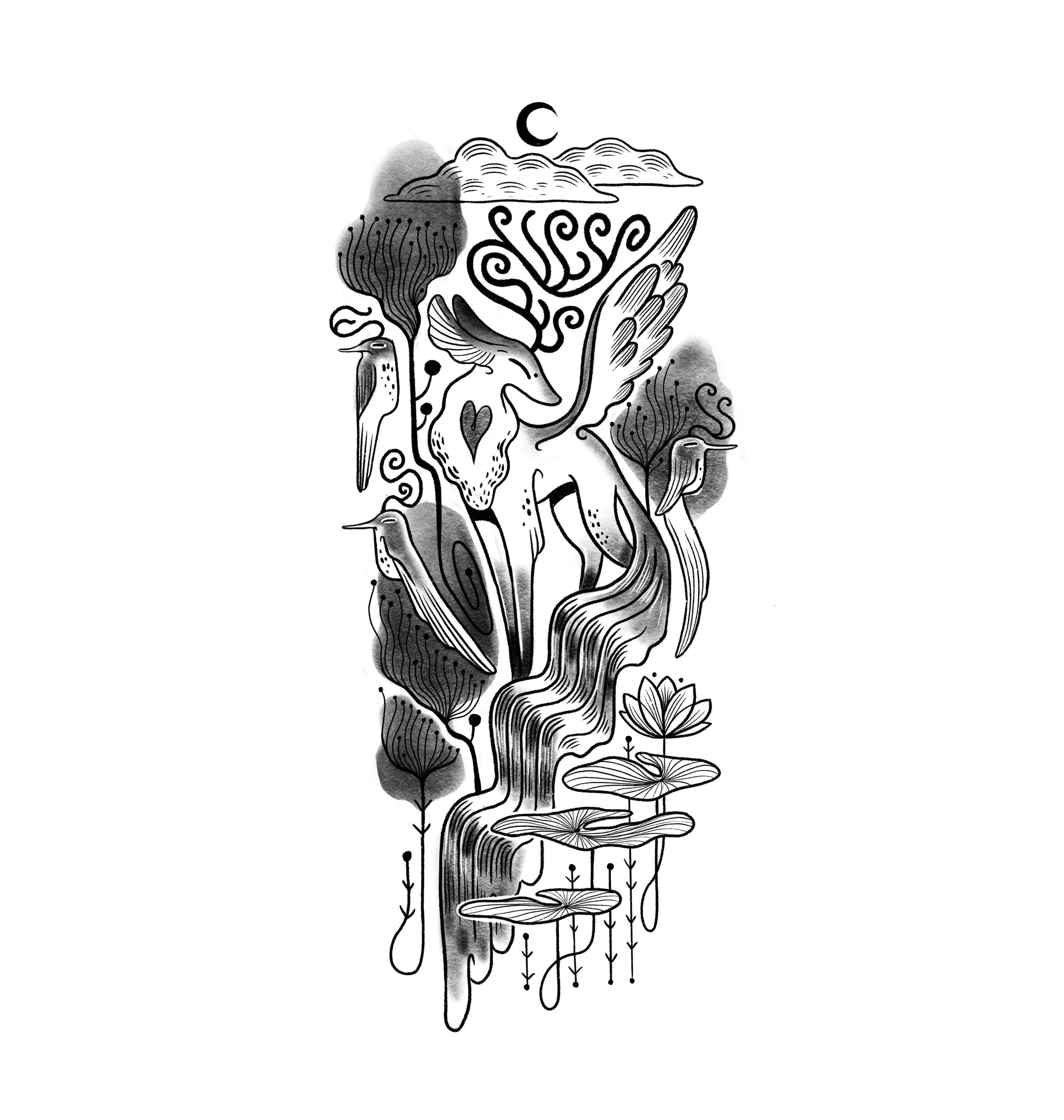 Commission tattoo design